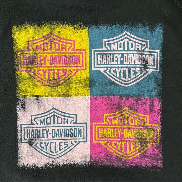 *SOLD* Harley-Davidson Graphic Print Hoodie - Picture 7 of 12